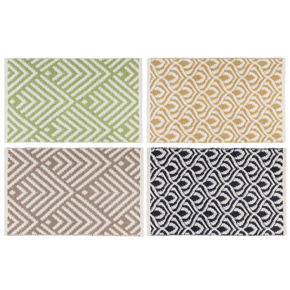 VETTA Коврик универсальный "Стиль", тканый, хлопок, 50х80см, 4 цвета, арт.№ 466-335