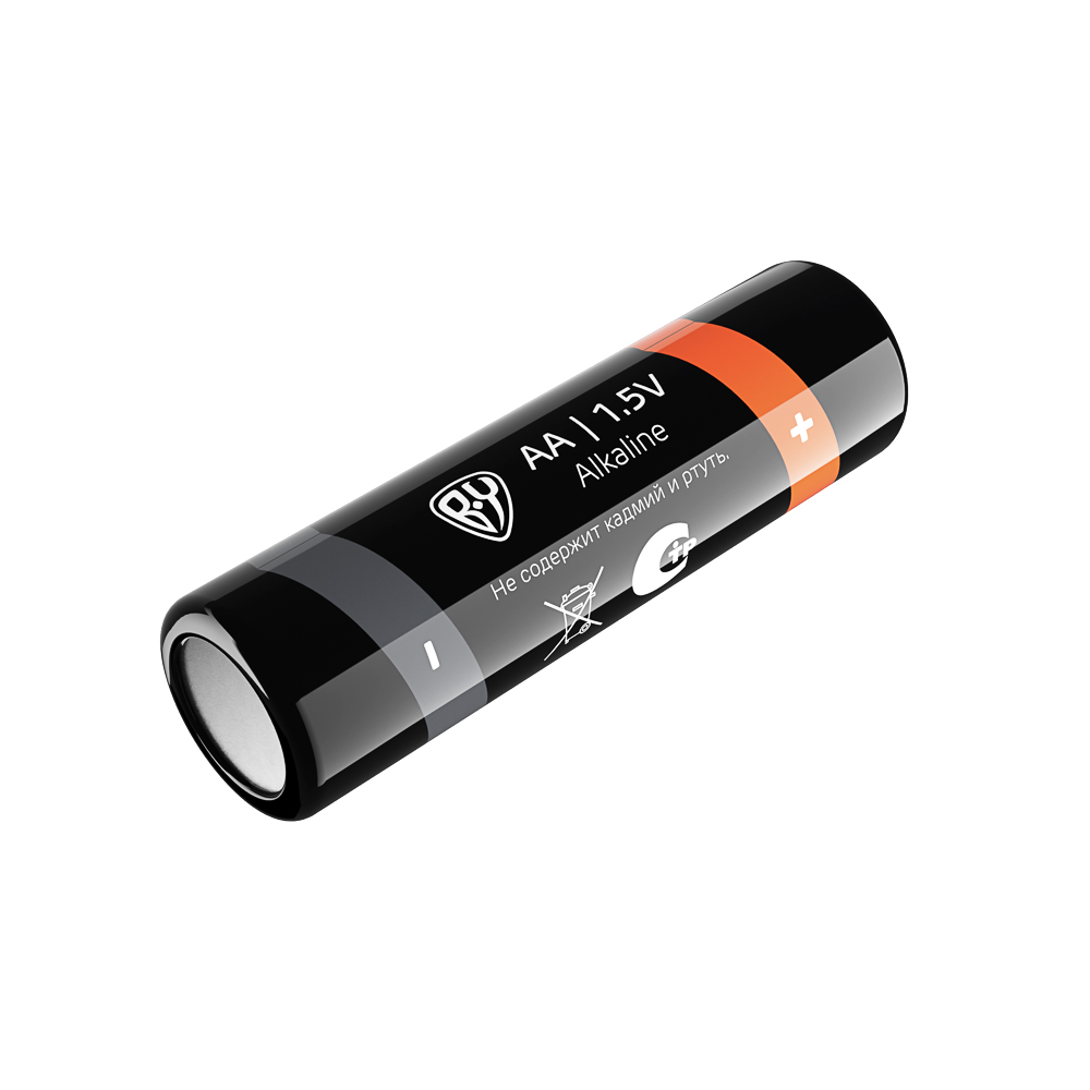 Батарейки AA BY (LR06) 4шт в блистере, щелочные 1.5V, высокой ёмкости, арт.№ 917-112