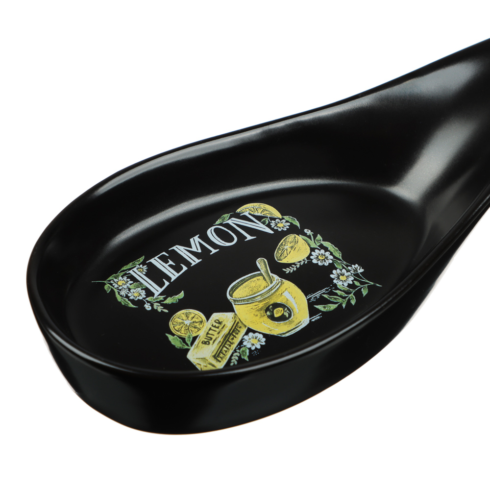 MILLIMI Лимонный курд Подставка для ложки, 22х7х3,5см, керамика, арт.№ 824-641