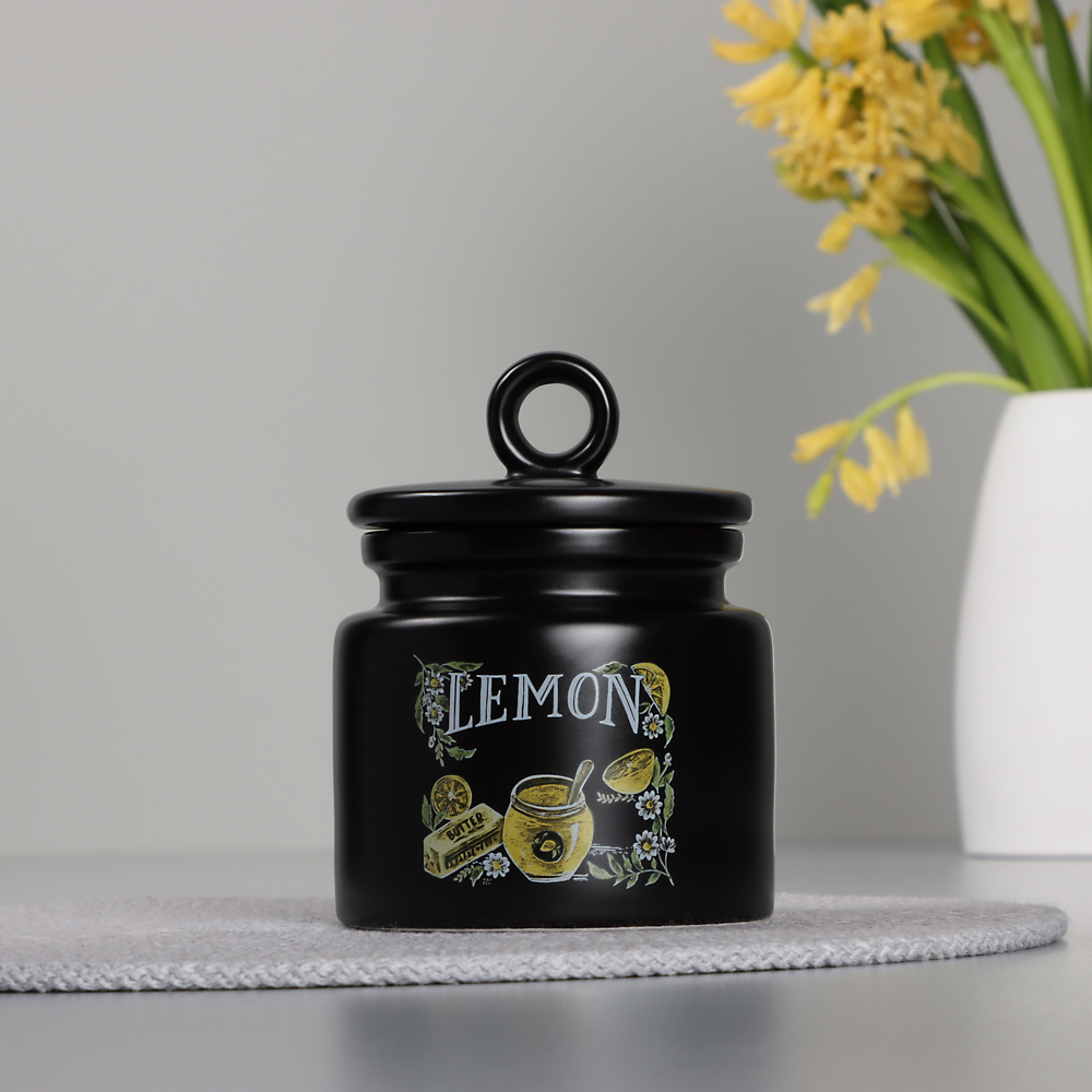 MILLIMI Лимонный курд Сахарница, 250мл, 8,5х10см, керамика, арт.№ 824-643