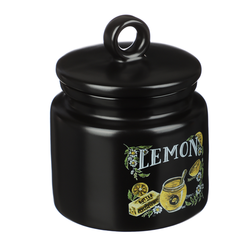 MILLIMI Лимонный курд Сахарница, 250мл, 8,5х10см, керамика, арт.№ 824-643