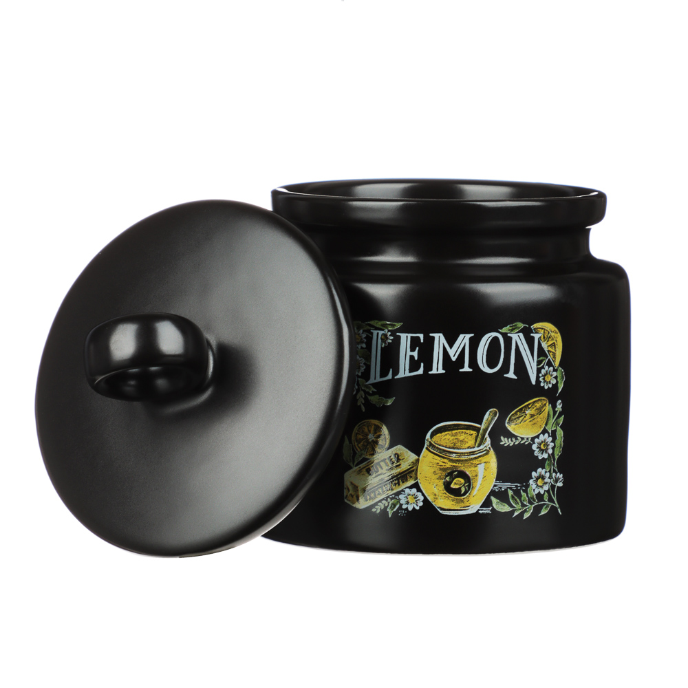 MILLIMI Лимонный курд Сахарница, 250мл, 8,5х10см, керамика, арт.№ 824-643