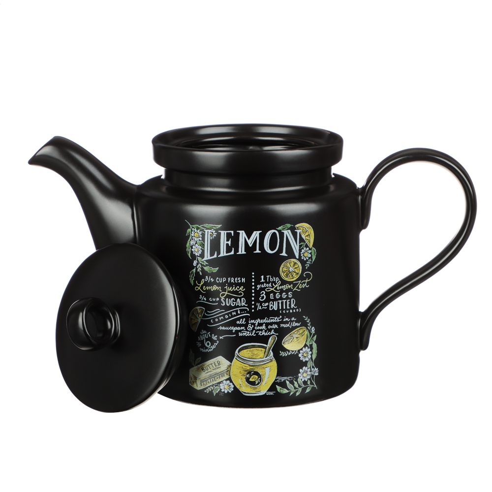 MILLIMI Лимонный курд Чайник заварочный, 920мл, 23х11х15,5см, керамика, арт.№ 824-644
