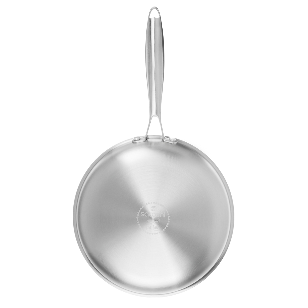 SATOSHI Савона Сковорода Triply 3-х слойная 24х4,3см, нерж.сталь 18/10, антиприг.покр. "соты", инд, арт.№ 822-193