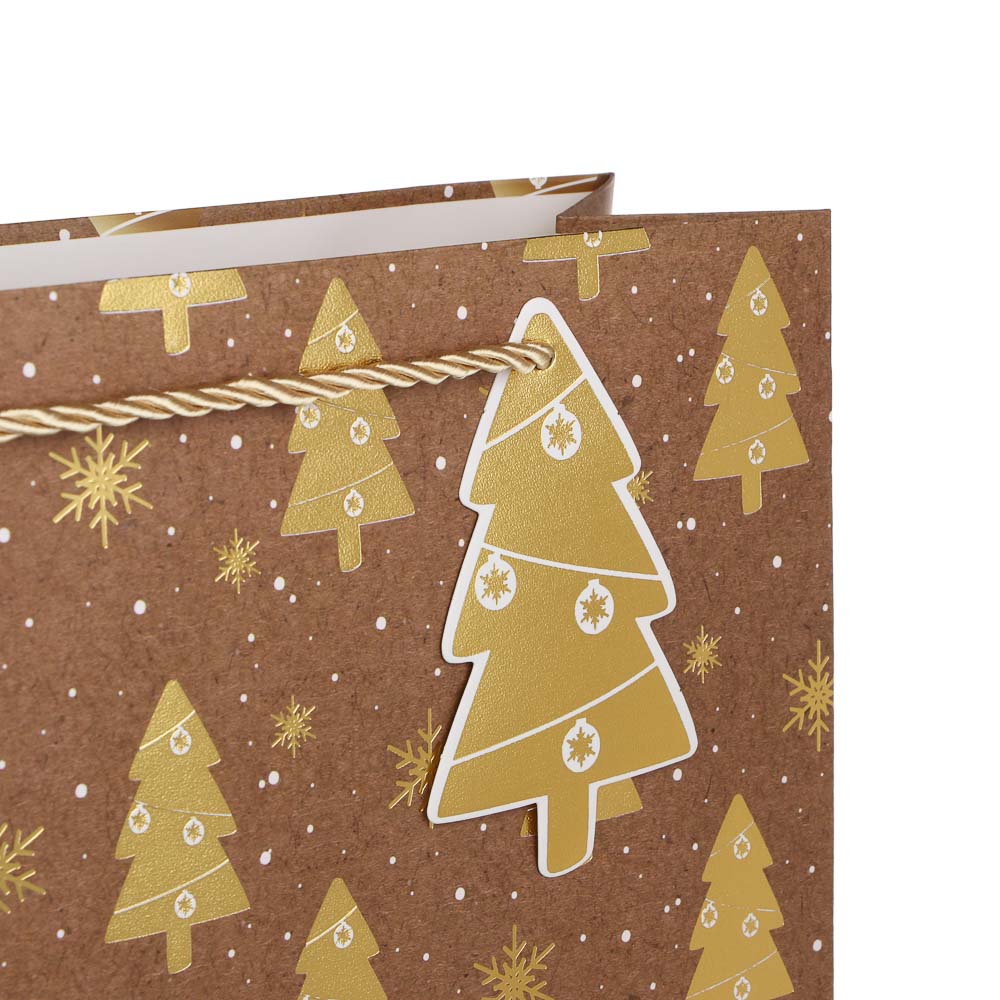 Пакет подарочный тм СНОУ БУМ 26x32x10см, бумага, 4 дизайна, арт.1, арт.№ 507-432