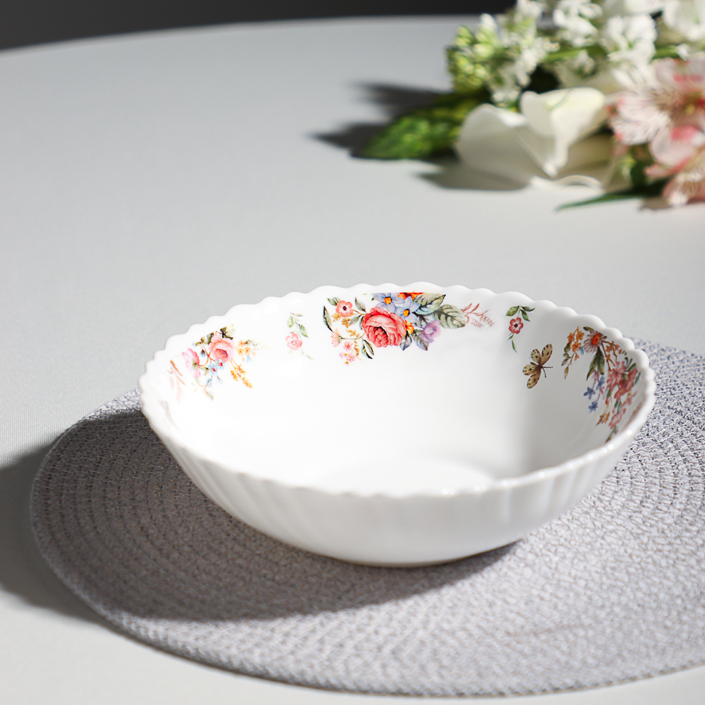 MILLIMI Дарина Салатник опаловое стекло 18см, 18136, арт.№ 818-289