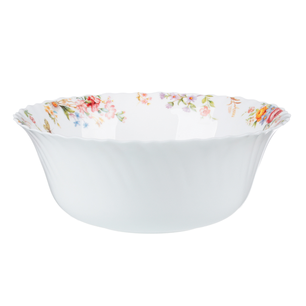 MILLIMI Дарина Салатник опаловое стекло 23см, 18136, арт.№ 818-291