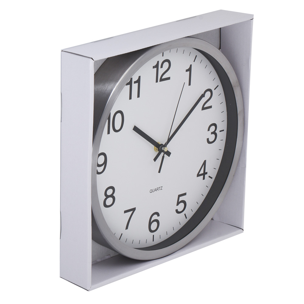 LADECOR CHRONO Часы настенные круглые, пластик, d30 см, 1xAA, арт.06-49, арт.№ 581-337