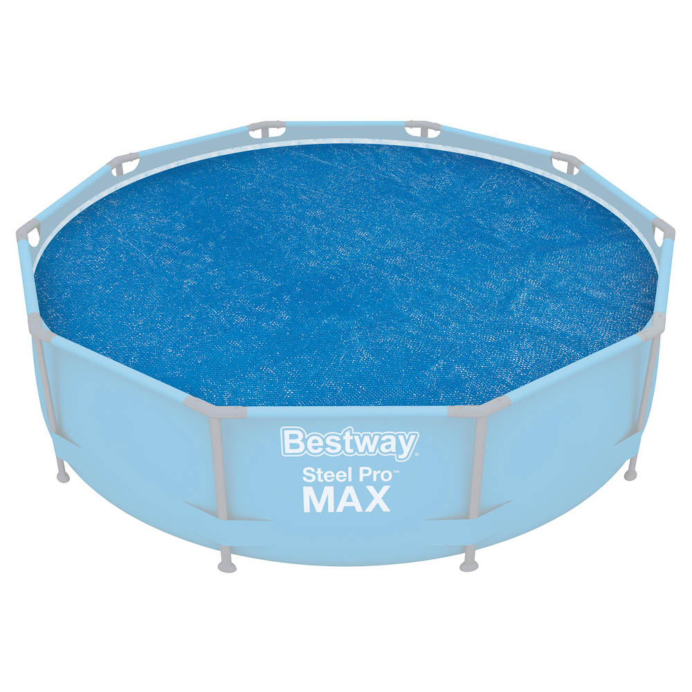 BESTWAY Круглый солнценагревательный тент для бассейна, PE, 305см, 58241, арт.№ 011-040