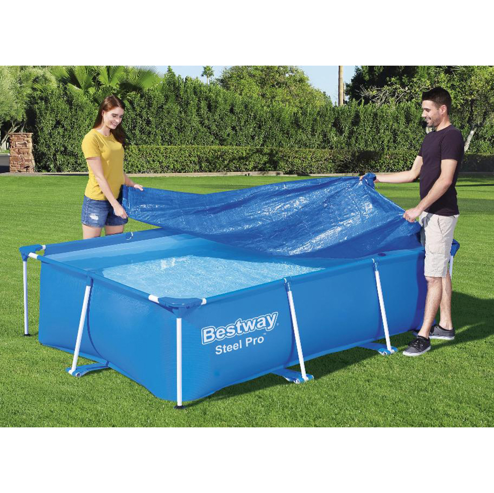 BESTWAY Прямоугольное покрытие для бассейна, 304х205см, 58106, арт.№ 011-013
