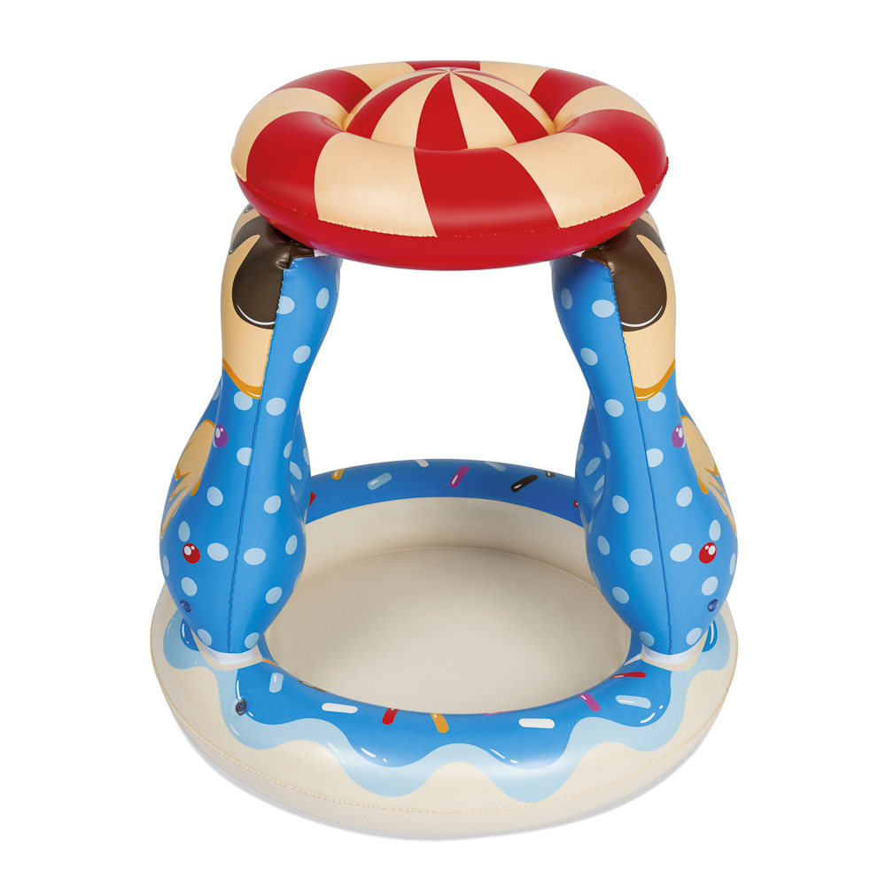 BESTWAY Бассейн надувной с навесом от солнца Конфетный, 91х91х89см, 52270, арт.№ 013-056