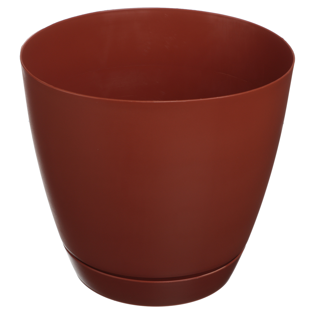 Горшок Камея с поддоном 3,2л бежевый, терракот, голубой, арт.№ 164-034