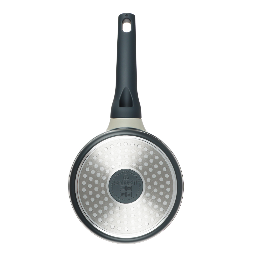 SATOSHI Кай Ковш с крышкой литой 1,3л, 16х8см, антипригарное покрытие, индукция, арт.№ 846-709