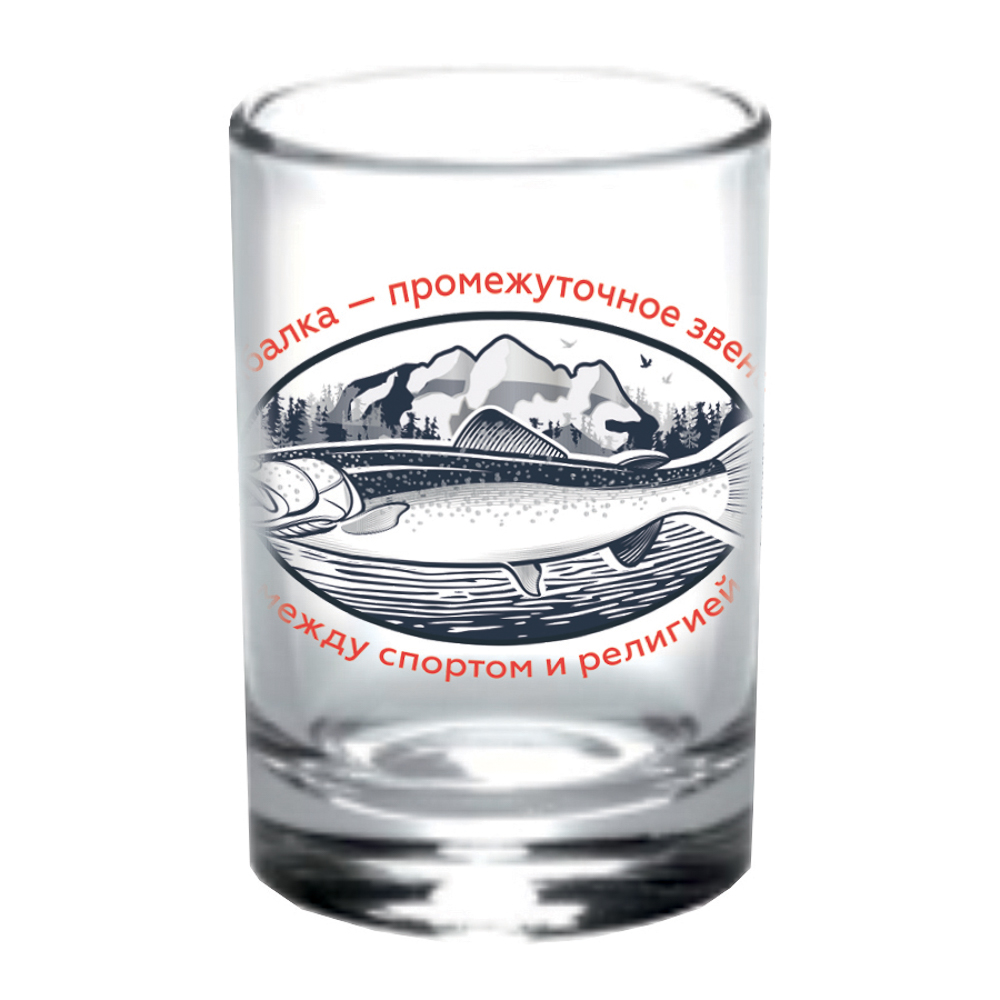 ОСЗ На рыбалке Набор стопок гладких 6шт 50мл, стекло, арт.№ 878-582