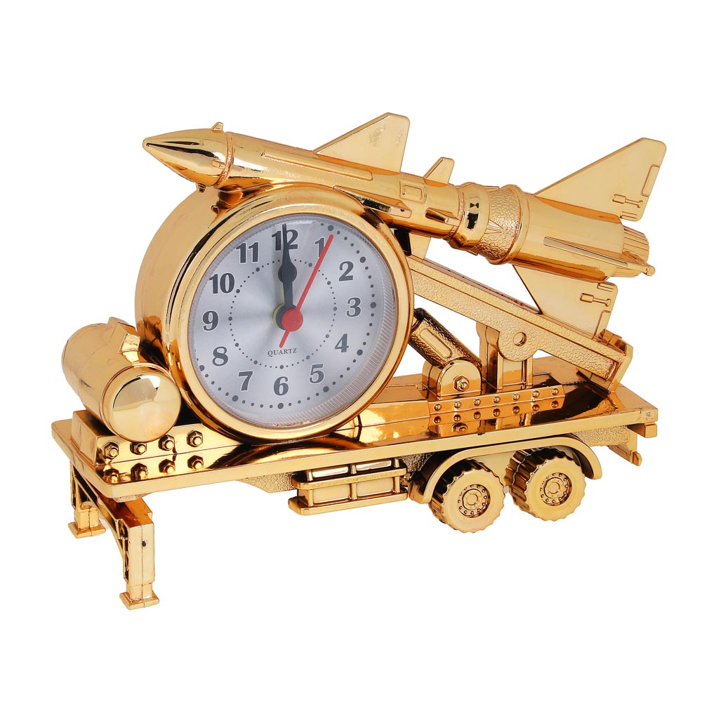 LADECOR CHRONO Будильник в виде зенитки 18х5х12см, 1хAA, пластик, арт.№ 529-212