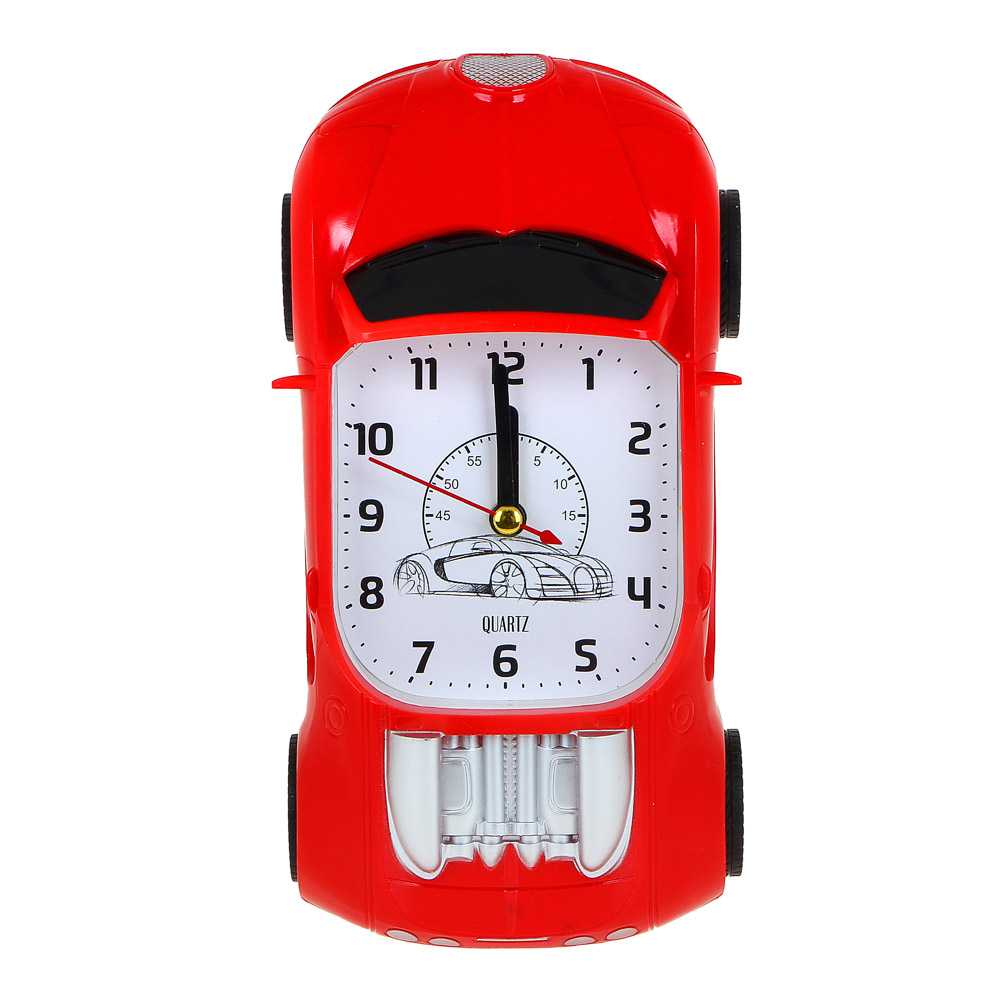 LADECOR CHRONO Будильник в виде машины 18х6х10см, 1хAA, пластик, арт.№ 529-207