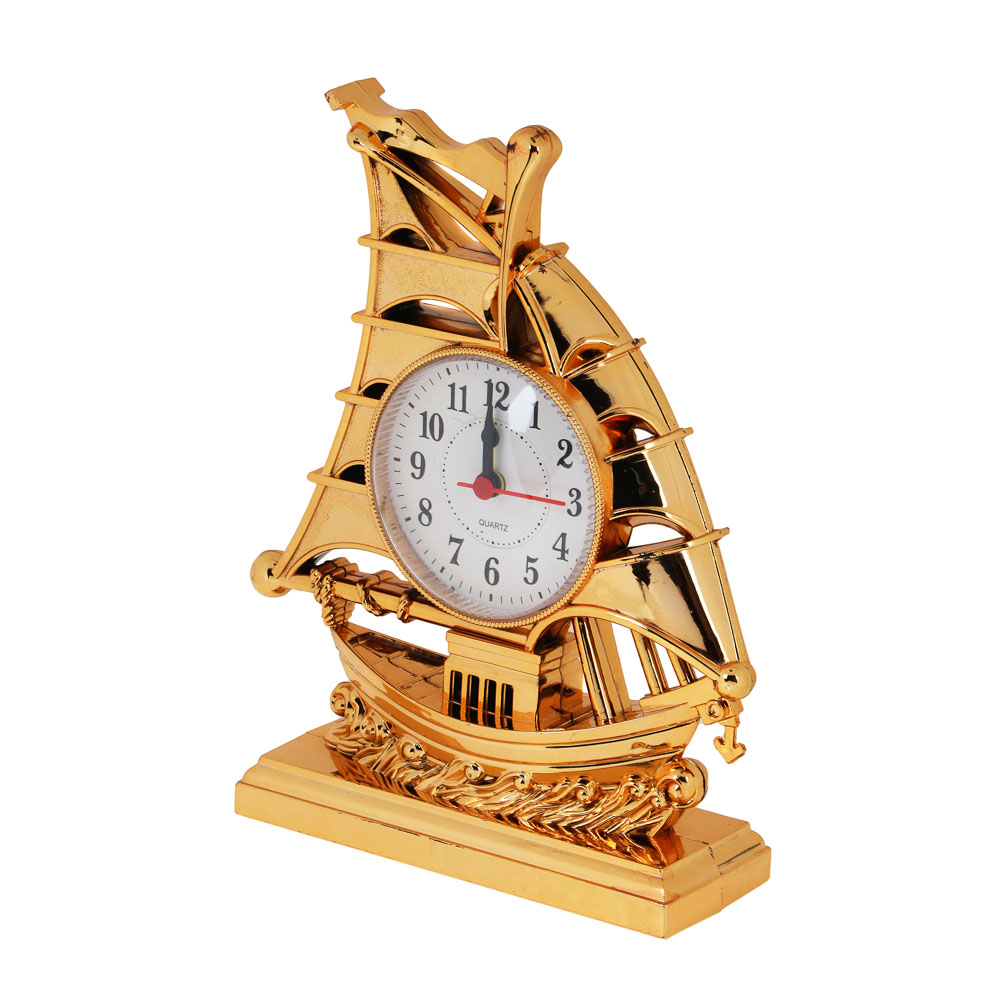 LADECOR CHRONO Будильник в виде парусника 21х6х16см, 1хAA, пластик, арт.№ 529-211