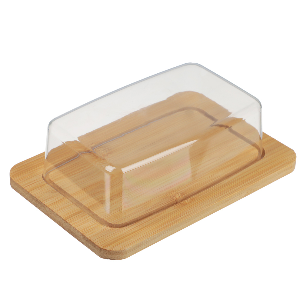 Масленка тм VETTA, 20,5x14x6,4см, пластик, бамбук, арт.№ 883-136