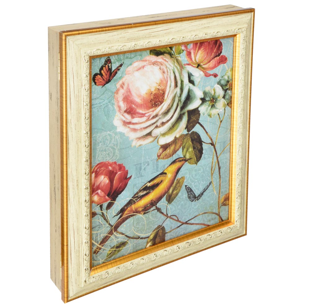 LADECOR Ключница закрытая, 25х30х5см, пластик, 3 дизайна, арт.№ 510-169