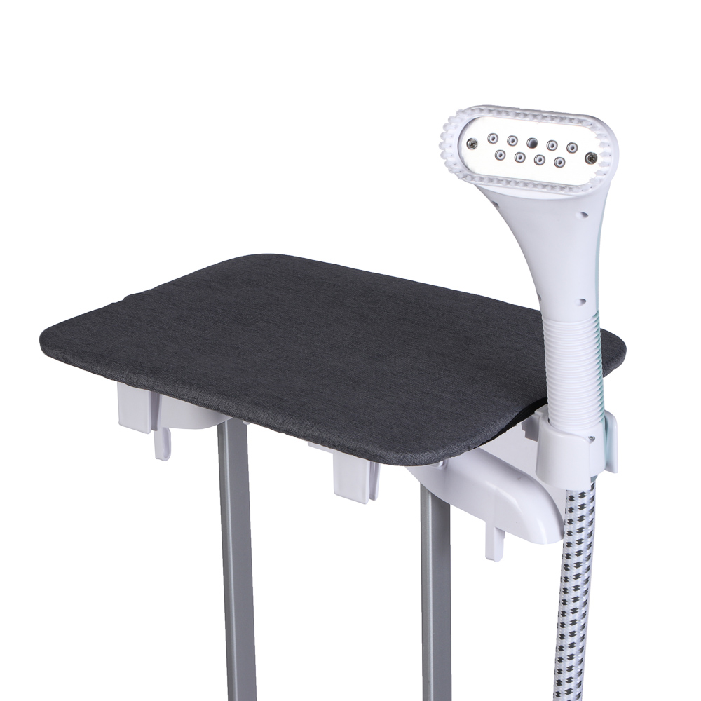 LEBEN Отпариватель напольный, 2200Вт, 1,8л, стойка-вешалка, глад. доска, серый, 220в, арт.№ 249-111