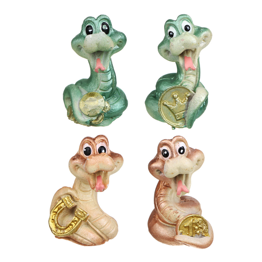 СНОУ БУМ Сувенир Символ Года, полистоун, 2,5х2,5х4 см, 4 дизайна, арт.№ 398-821