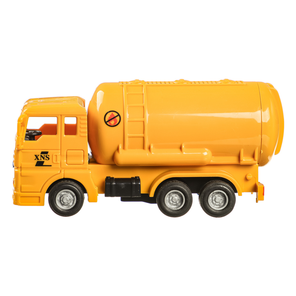 ИГРОЛЕНД Машина в виде спецтехники, инерция, трещотка, ABS, 11,2х4,3х5,3см, 4 диз., арт.№ 292-202