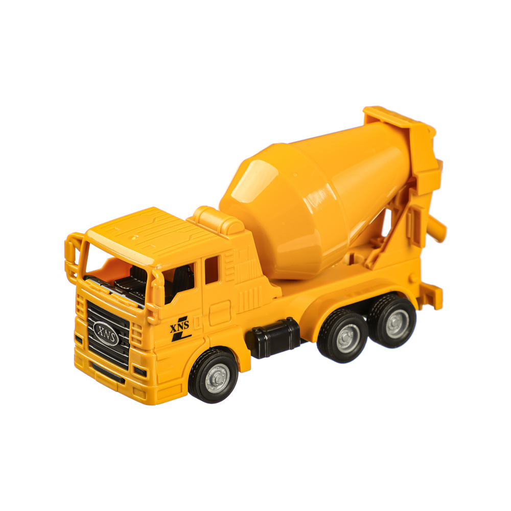 ИГРОЛЕНД Машина в виде спецтехники, инерция, трещотка, ABS, 11,2х4,3х5,3см, 4 диз., арт.№ 292-202