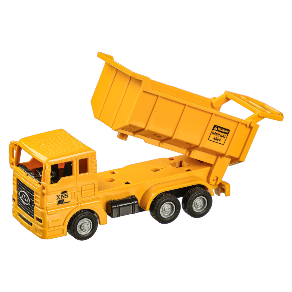 ИГРОЛЕНД Машина в виде спецтехники, инерция, трещотка, ABS, 11,2х4,3х5,3см, 4 диз., арт.№ 292-202