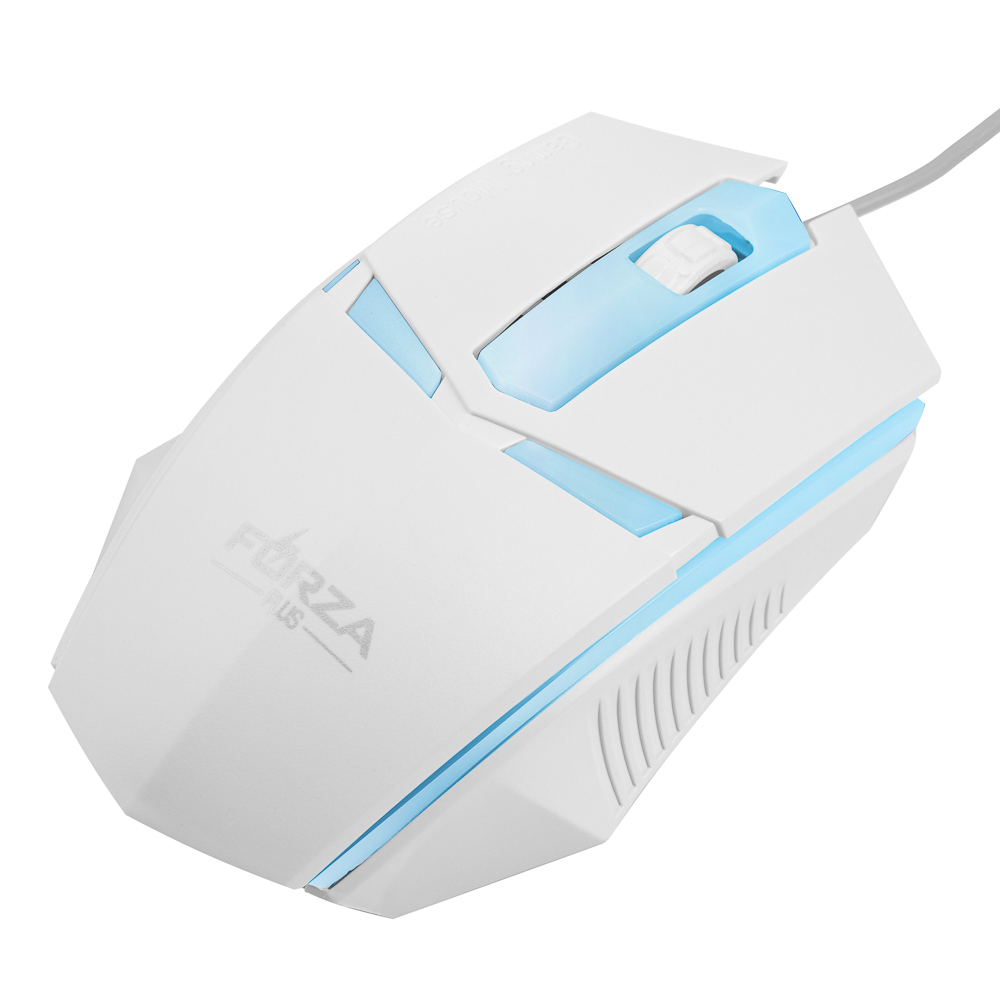 Компьютерная мышь проводная FORZA, 1200DPI, длина провода 130см, игровая, 4 цвета, арт.№ 405-023