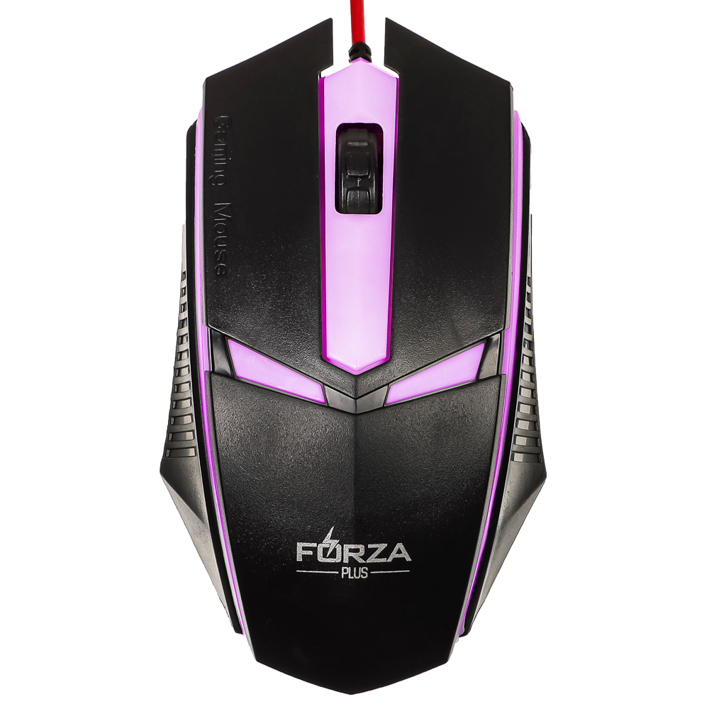 Компьютерная мышь проводная FORZA, 1200DPI, длина провода 130см, игровая, 4 цвета, арт.№ 405-023
