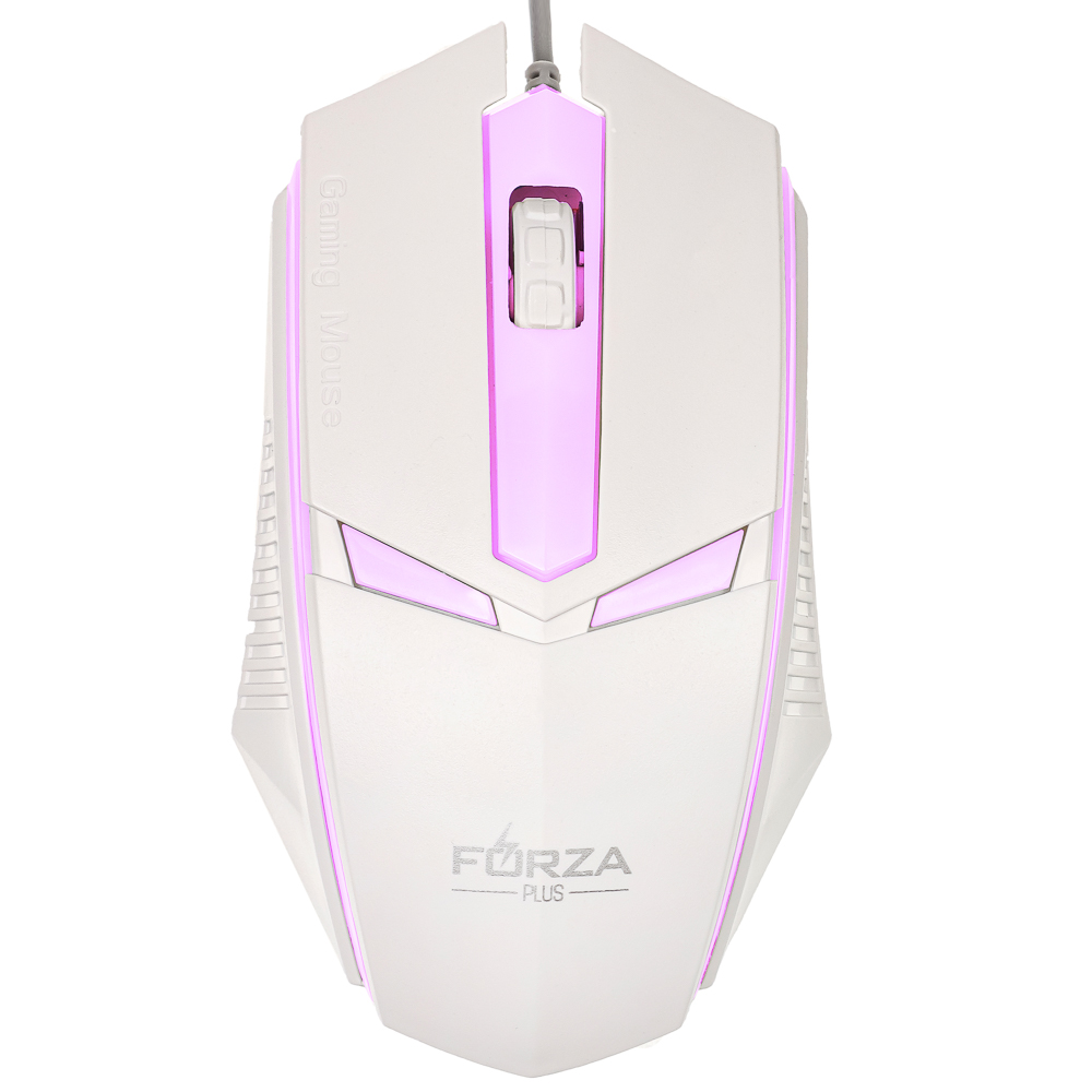 Компьютерная мышь проводная FORZA, 1200DPI, длина провода 130см, игровая, 4 цвета, арт.№ 405-023