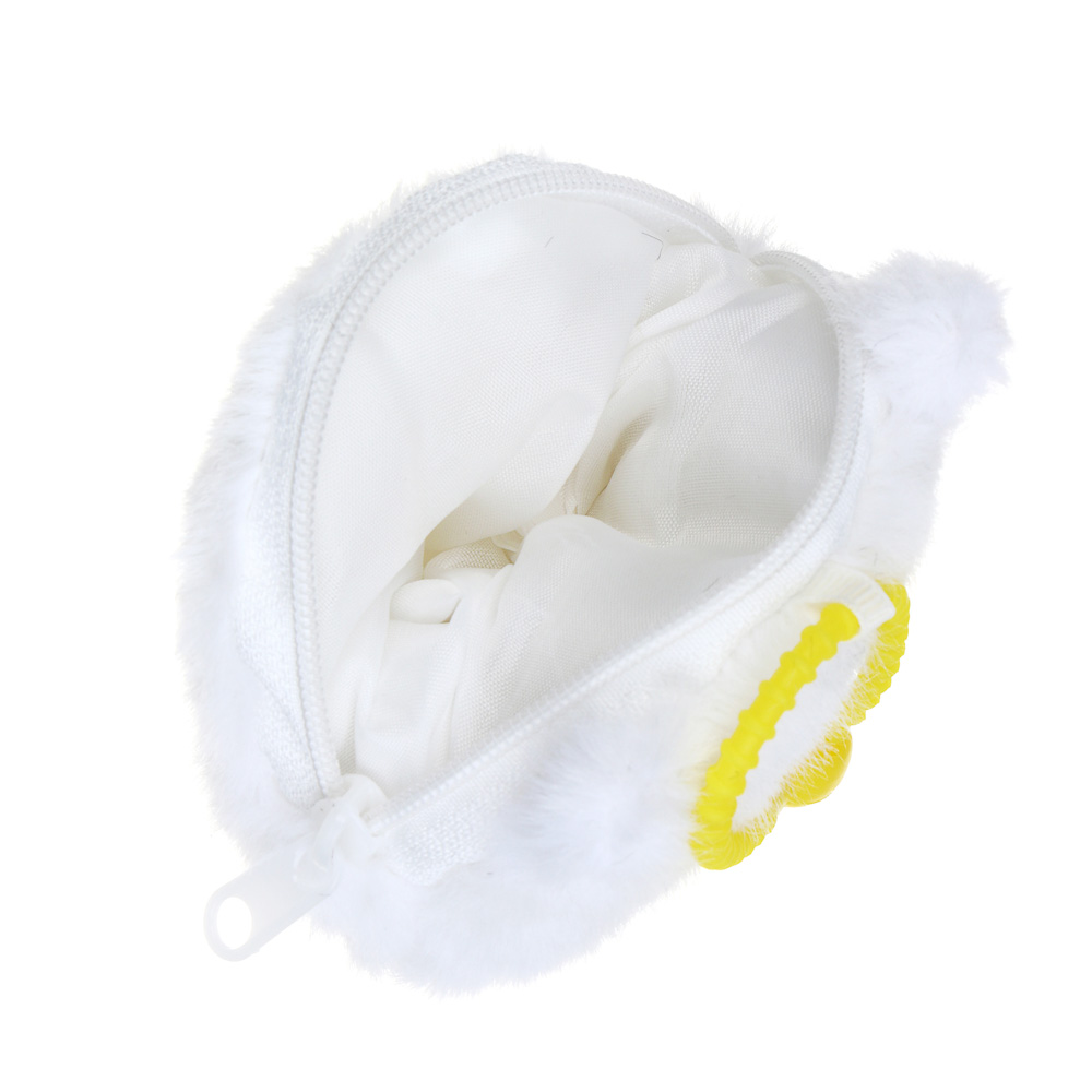 ИГРОЛЕНД Монетница детская мягкая "Зверята", 10х7 см, полиэстер, 6 видов, арт.№ 025-037