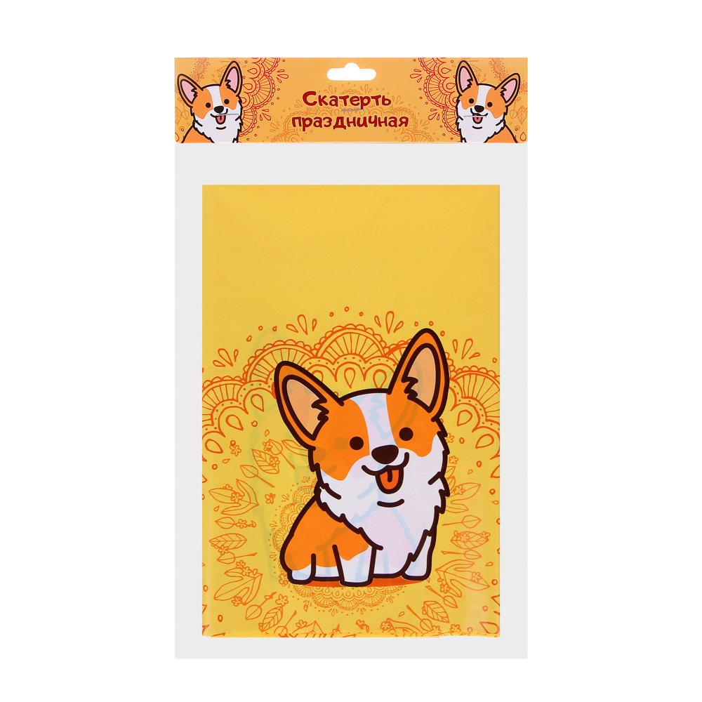 Скатерть праздничная, полипропилен, 180х108см, Арт 10-06, арт.№ 530-307