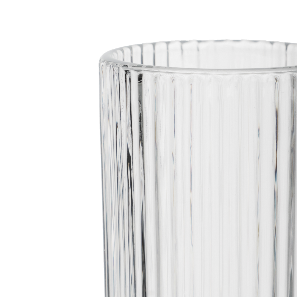 MILLIMI Бокал для шампанского Грея, 150мл, стекло, прозрачный, рифленый, арт.№ 878-632