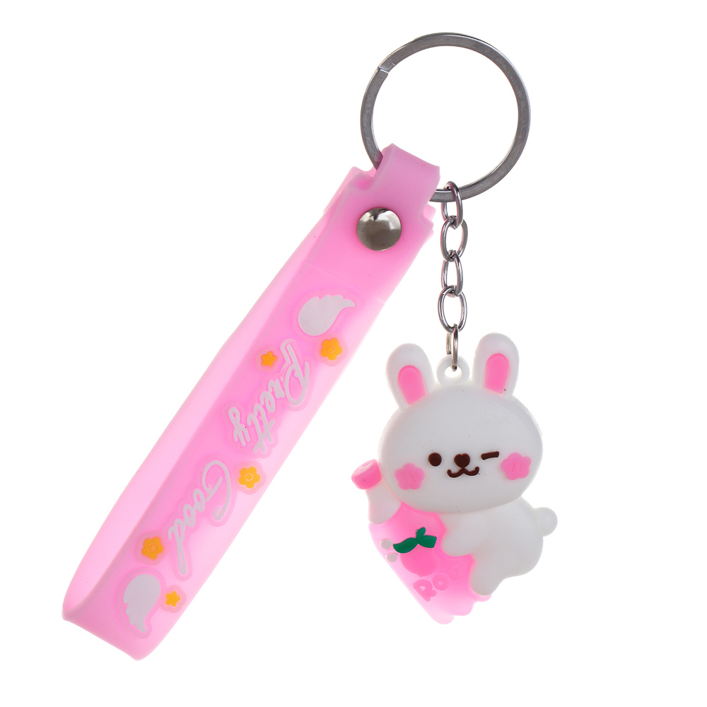 ИГРОЛЕНД Брелок с игрушкой 4-8 см, полипропилен, 6 дизайнов, арт.№ 295-201