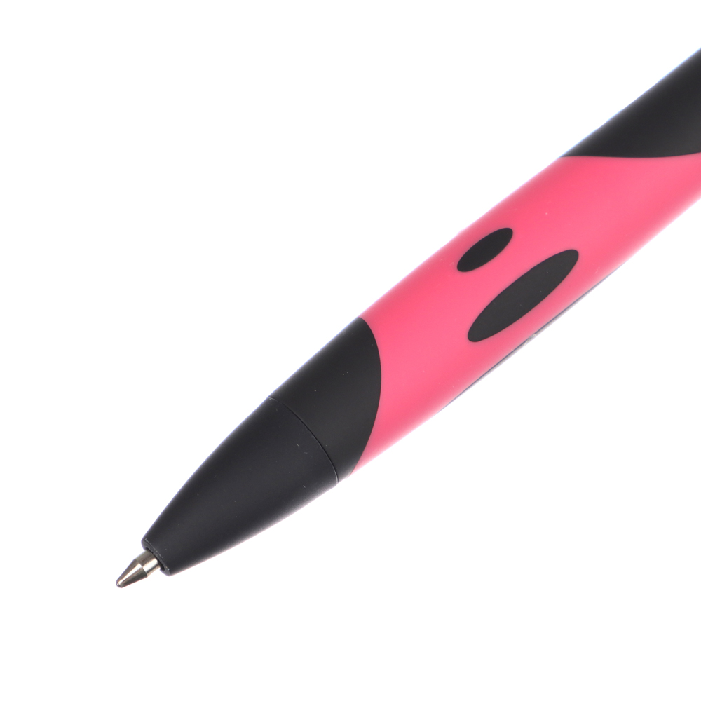 Авторучка шариковая синяя "Альфа", антискольз.2хцвет. корпус, 14см, 0,7мм, 4цв.корпуса, инд.марк., арт.№ 626-023