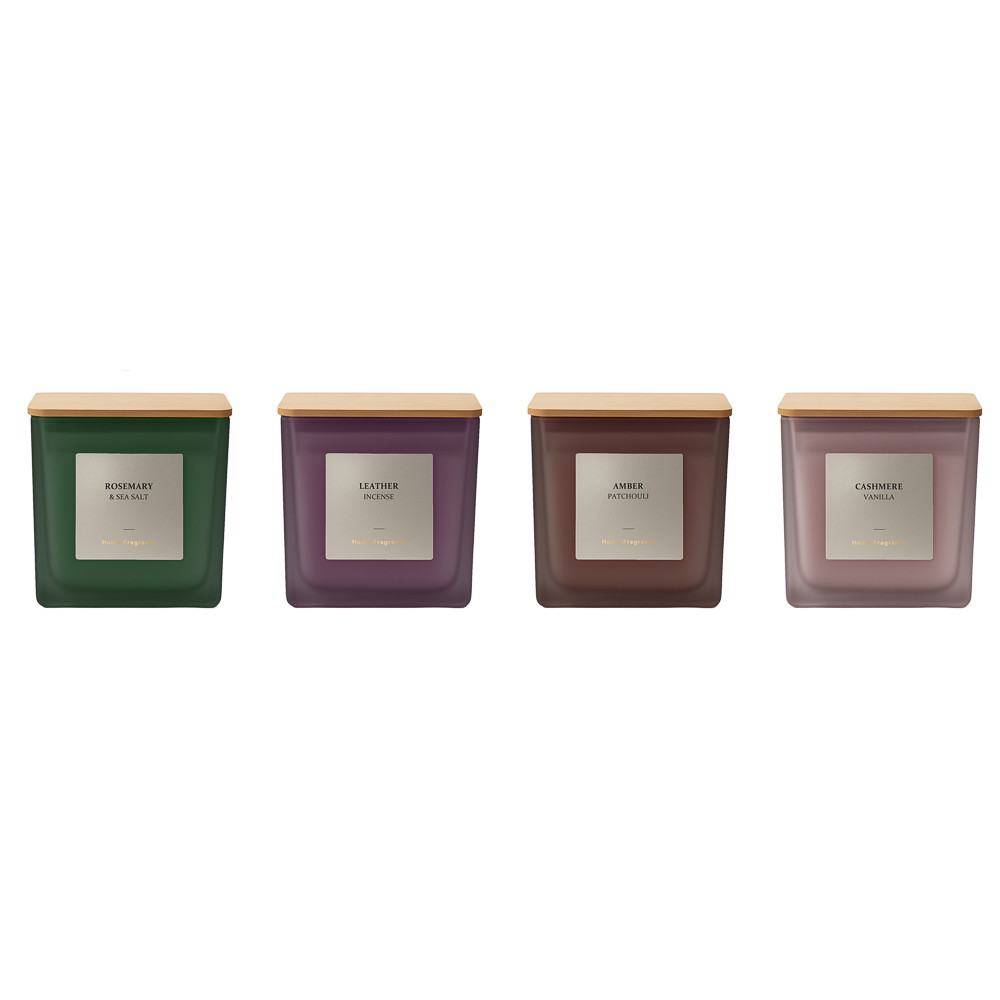 NEW GALAXY Ароматиз. свеча, 150 гр Rosemary & Sea Salt, Leather Incen., Amber Patch, Cashmere Vanill, арт.№ 778-331