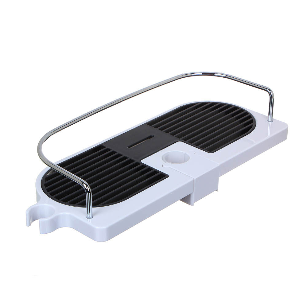 VETTA Полка на душевую стойку с держателем душа, 305*125*55мм, универсал.диаметр, арт.№ 463-067