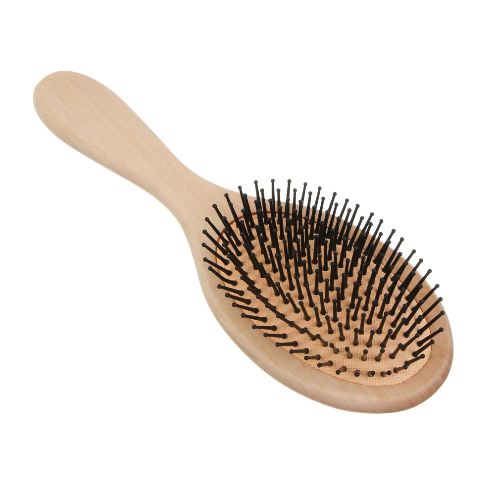 Расческа массажная тм ЮНИLOOK, 24 см, дерево, пластик, арт.№ 319-248