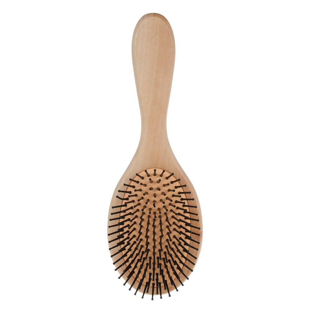 Расческа массажная тм ЮНИLOOK, 24 см, дерево, пластик, арт.№ 319-248