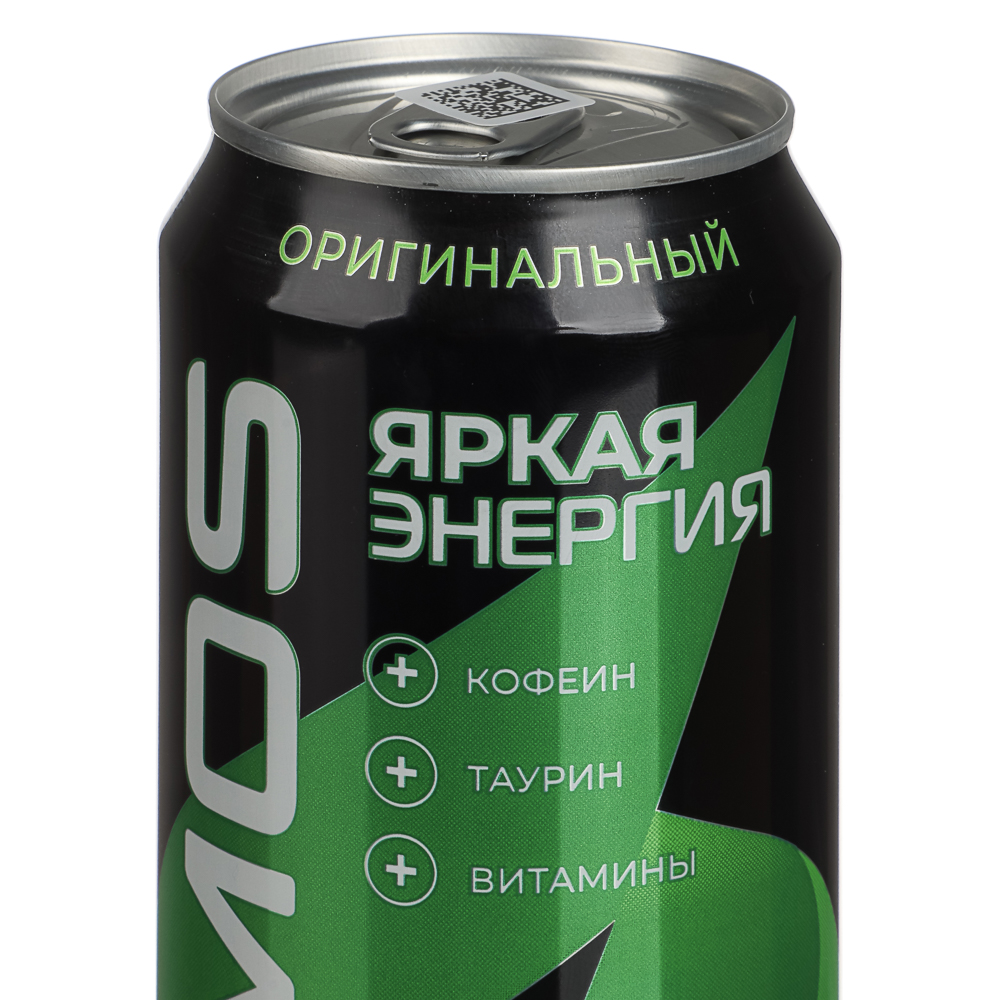 Напиток тонизирующий газированный COSMOS Яркая Энергия (оригинальный) 0,45 л, ПАК 12 шт., арт.№ 347-593