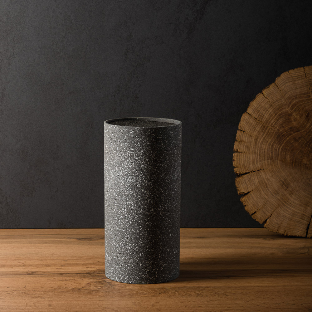 SATOSHI Алмаз Подставка для ножей d11х22см, полипропиленовые разделители, арт.№ 838-035