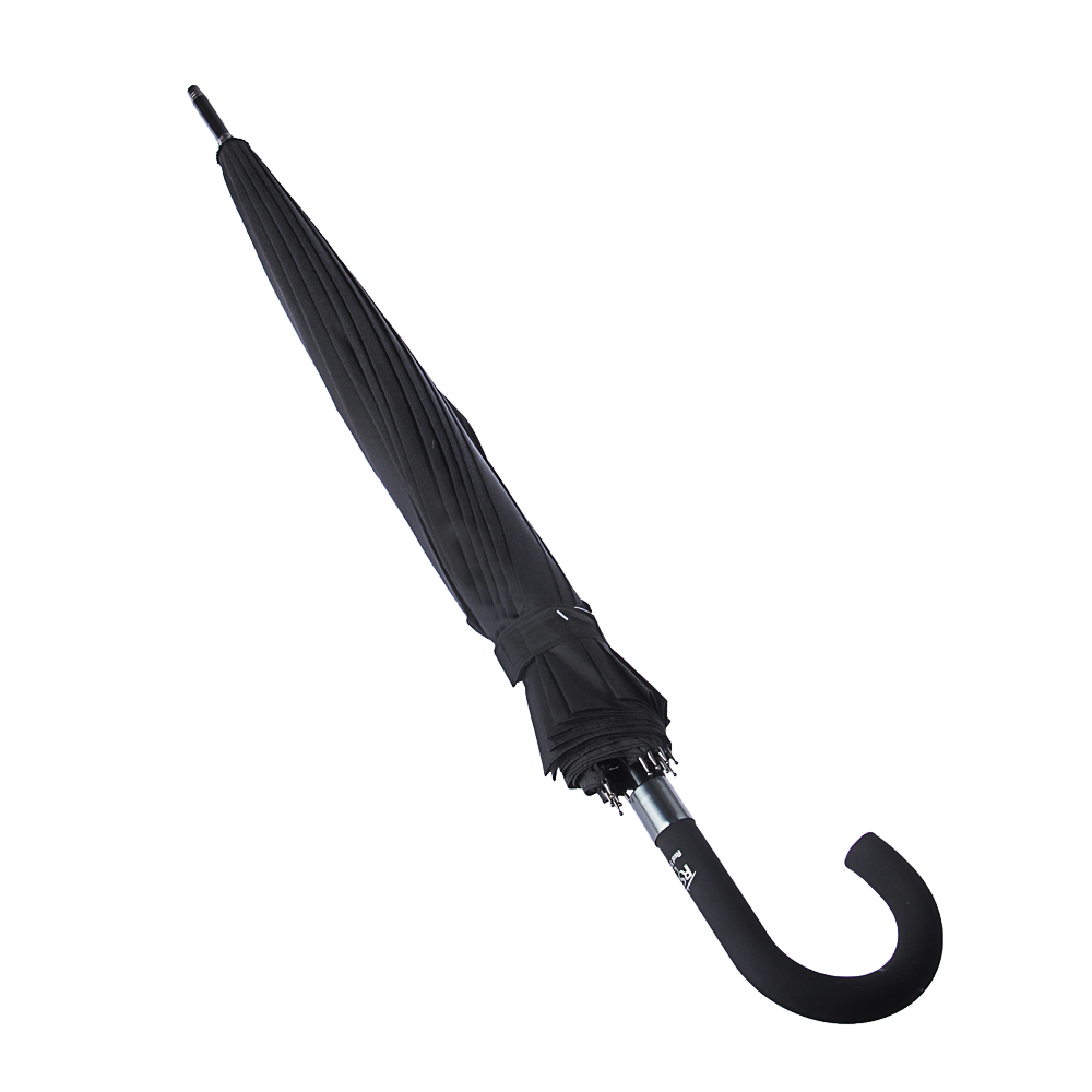 Зонт-трость мужской, металл, эпонж, d113см, 16 спиц, 2 цвета, арт.№ 302-275