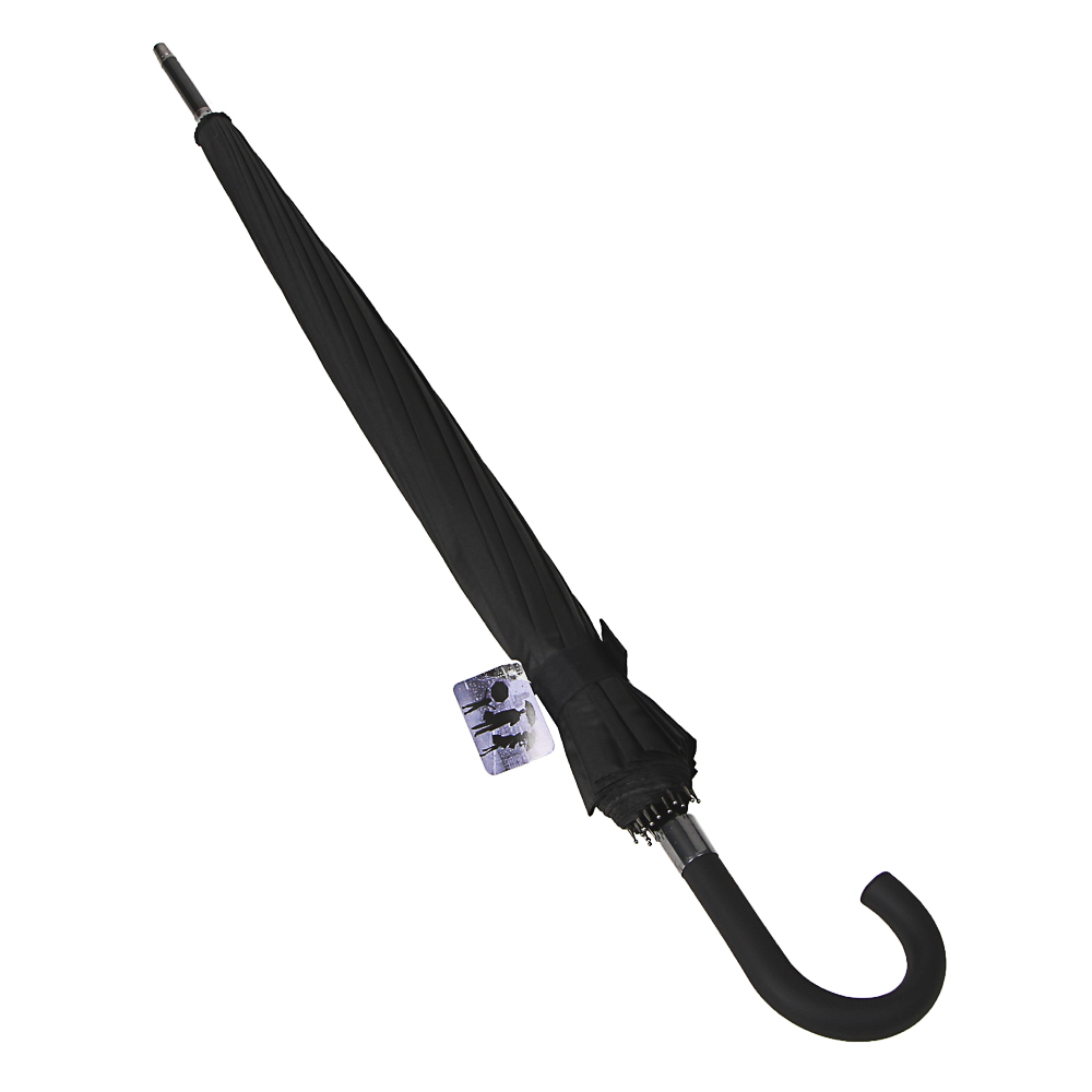 Зонт-трость мужской, металл, эпонж, d113см, 16 спиц, 2 цвета, арт.№ 302-275