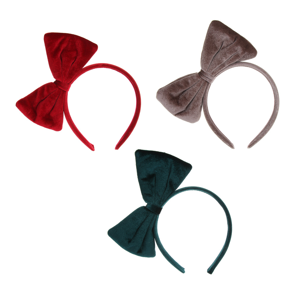 ЮНИLOOK Ободок для волос 1,5см, пластик, полиэстер, 3 цвета, ACS-141нг, арт.№ 323-047