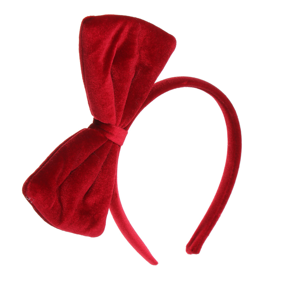 ЮНИLOOK Ободок для волос 1,5см, пластик, полиэстер, 3 цвета, ACS-141нг, арт.№ 323-047