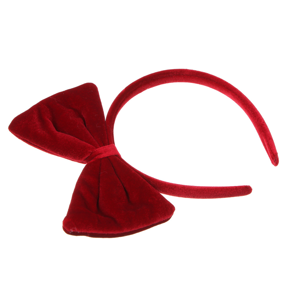 ЮНИLOOK Ободок для волос 1,5см, пластик, полиэстер, 3 цвета, ACS-141нг, арт.№ 323-047