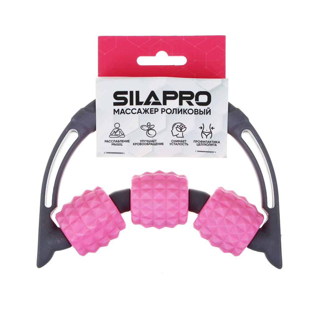 SILAPRO Массажер роликовый, 12x15см, PP, арт.№ 192-082