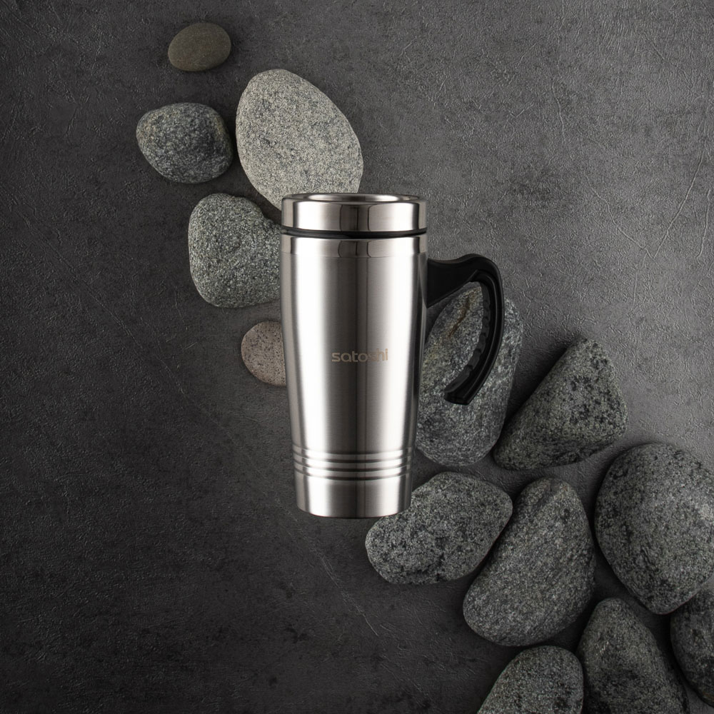 SATOSHI Термос-кружка вакуумная из нержавеющей стали, 450мл, арт.№ 841-005