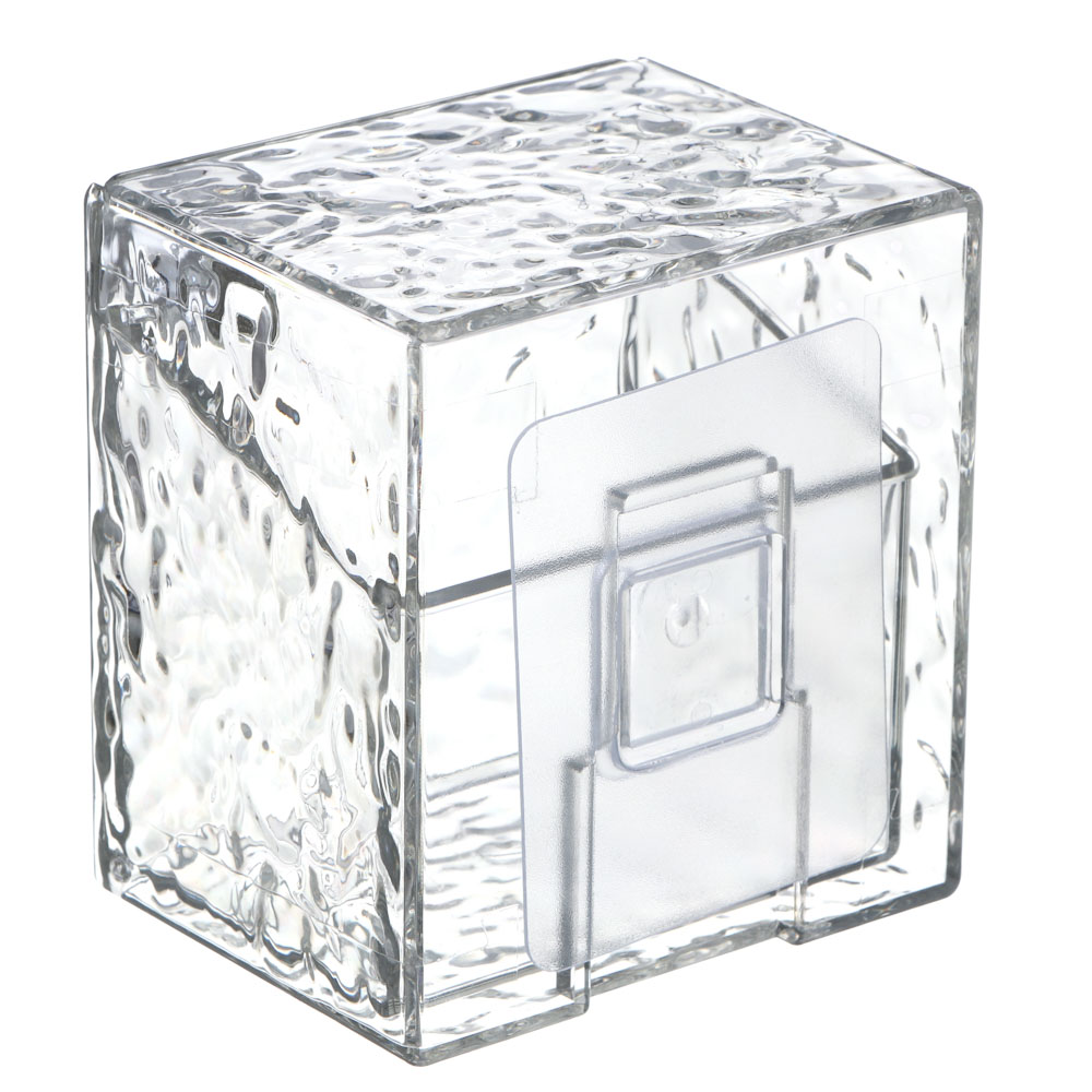 ЮНИLOOK Полка косметическая настенная, 9х8,5х6,5см, PS, прозрачный, ВЗ24-39, арт.№ 357-324